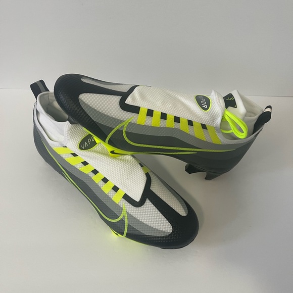Nike Vapor Edge Pro 360 Neon Volt Dark Smoke Grey Black DQ3670-071 sz 8 Men's